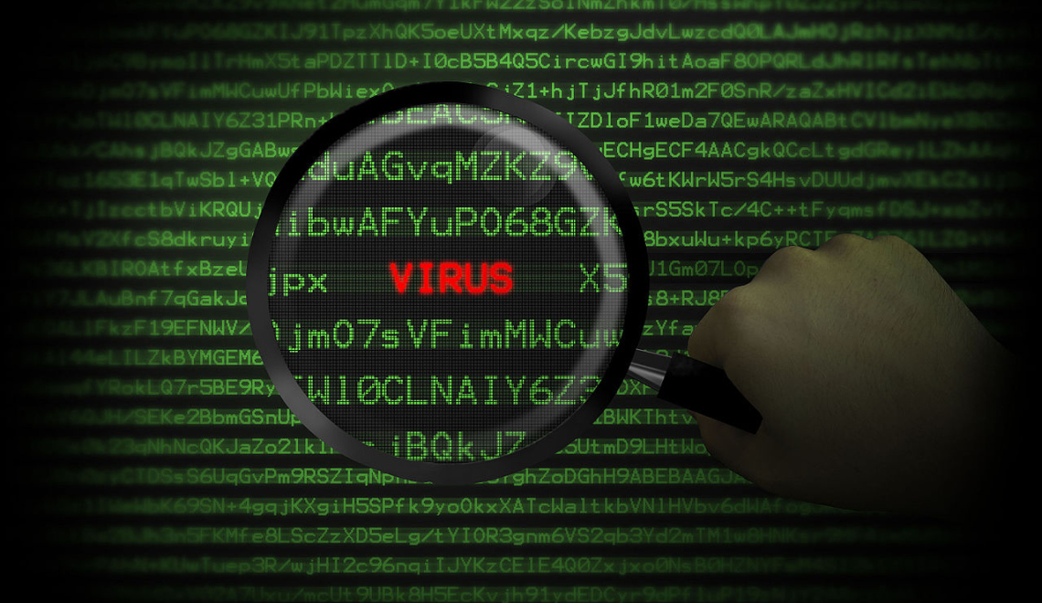 Computer Security Symbol Virus - elbpresse.de - Wikimedia Abbild von Computer Security Symbol