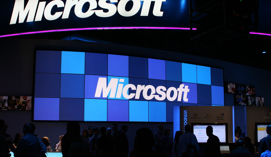 Microsoft CES 2009 - Ben Franske - Wikimedia Abbildung von Microsoft Messestand
