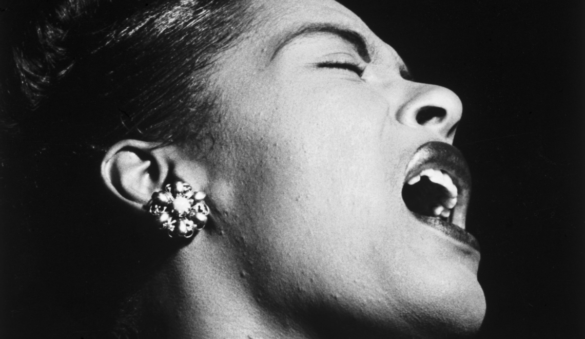 Billie Holiday 1947 - William P. Gottlieb - Wikimedia Abbildung der Sängerin Billie Holiday