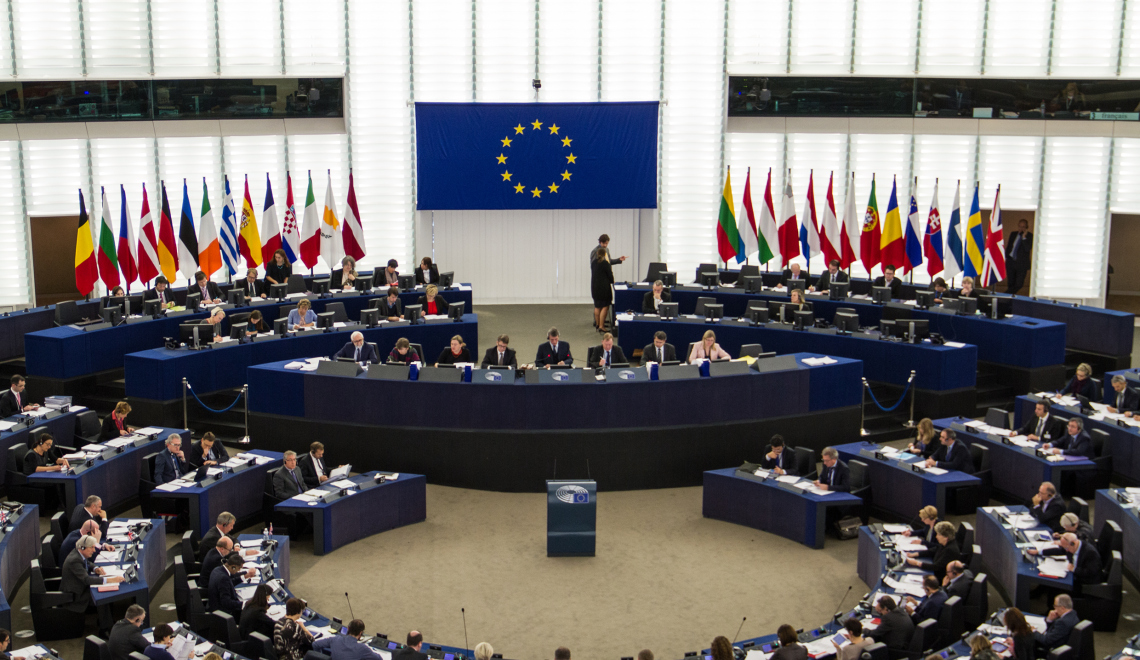 EU Parlament Plenarsaal 2015