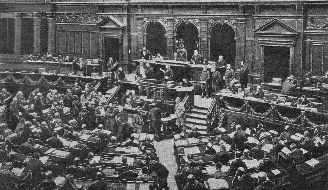 German Reichstag 1906 - Niva Magazine - Wikimedia Abbildung von Deutscher Reichstag 1906