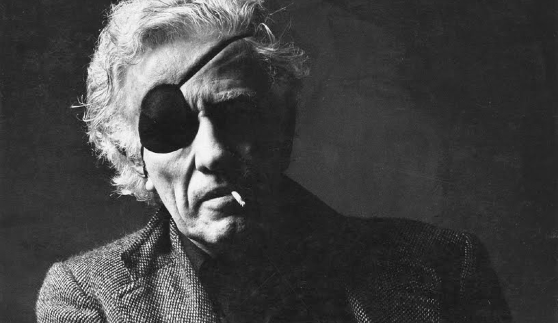 Don't Expect Too Much - Nicholas Ray - Susan Ray Abbildung von Nicholas Ray mit Augenklappe und Zigarette