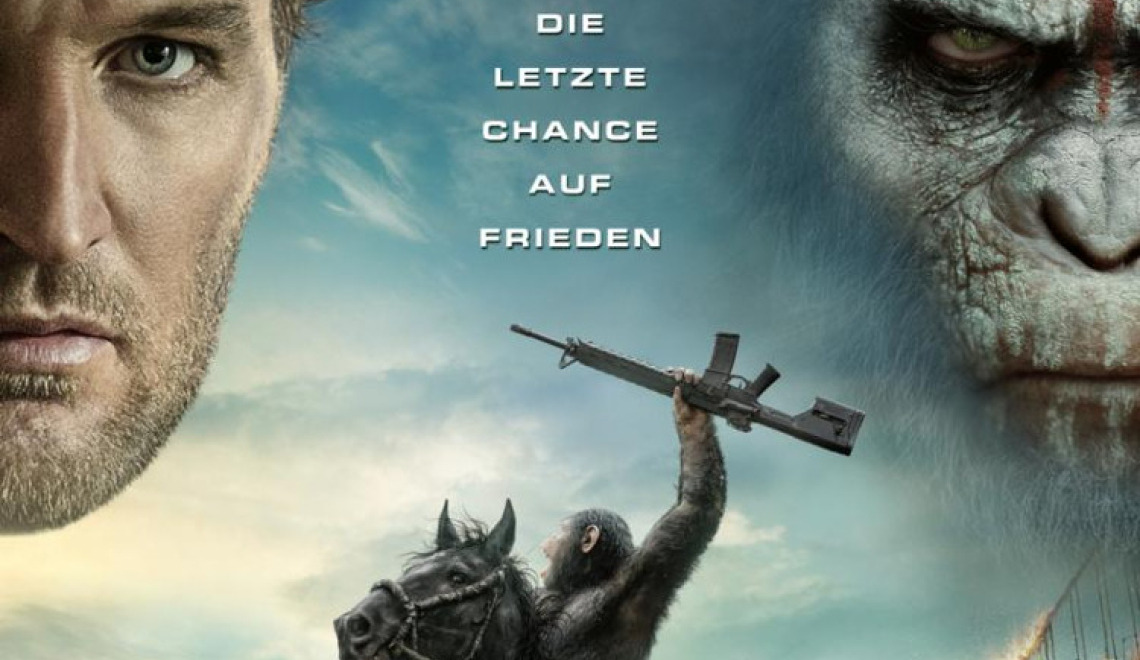 BluRay DVD Covers zum Kinofilm - Planet der Affen Revolution - 2014 Abbildung des BluRay DVD Covers zum Kinofilm - Planet der Affen Revolution - 2014