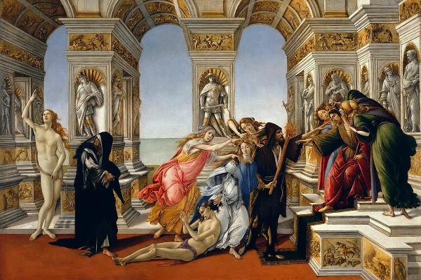 Abbildung eines Gemäldes von Botticelli
