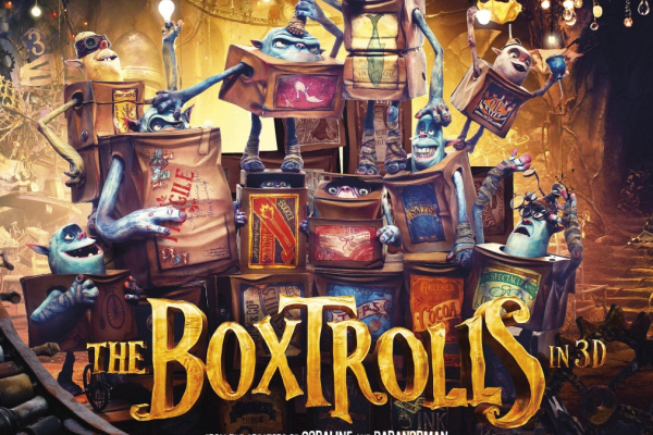 Abbildung des BluRay DVD Covers zum Kinofilm - Boxtrolls - 2014