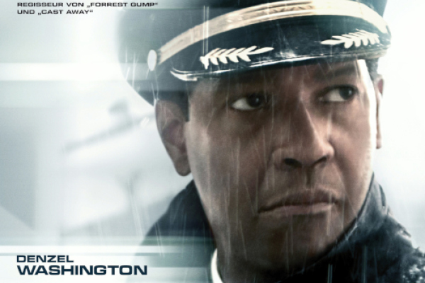 Abbildung von Filmposter - The Flight - aus dem Jahr 2012 mit Denzel Washington