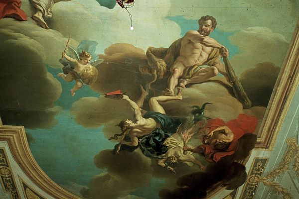 Abbildung von Deckengemaelde von Louis Silvestre - Herkules in Zwietracht und Neid