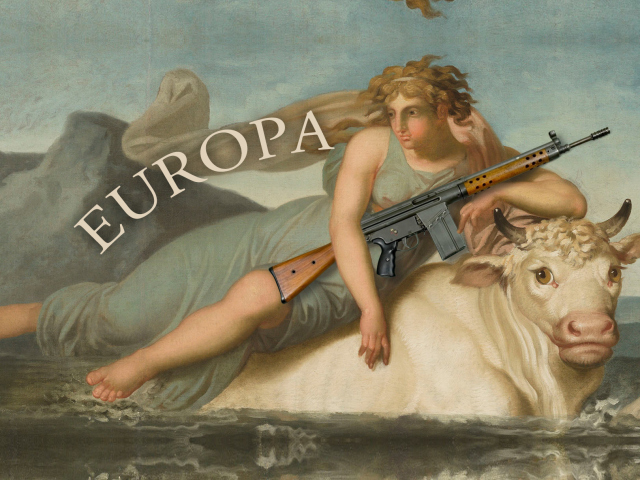 Europa bewaffnet mit einer Heckler & Koch G3