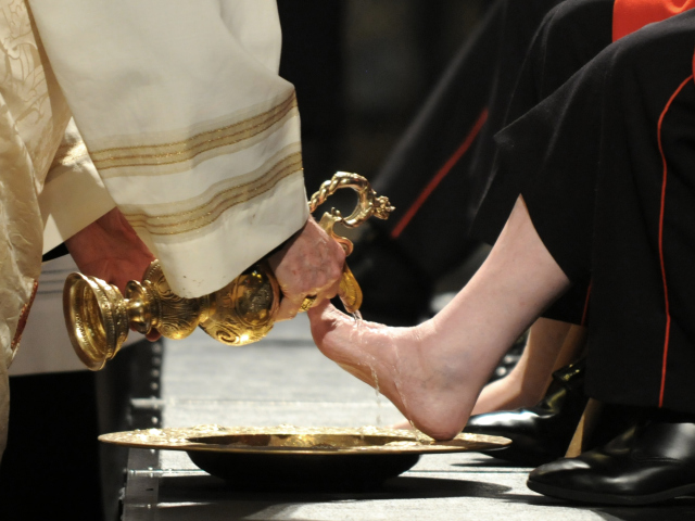 Maundy Thursday - Gründonnerstag Fußwaschung